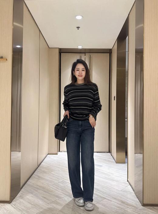 【高品质私服】【加绒四色直筒牛仔裤】专利加厚植绒工艺！品质小暖炉！版型及好直筒牛仔裤！显瘦休闲｜宽松慵懒【无标出货 介意慎拍】WD 商品图6