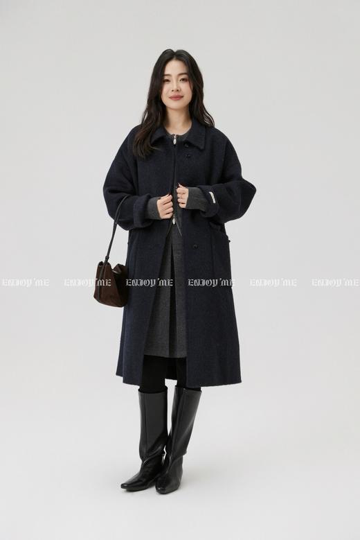 【门店同款】ENJOY冬季“暖冬知性”翻领排扣长款大衣 167950278 商品图11