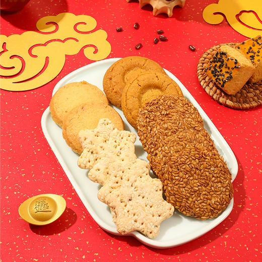雅觅 山河颂·锦岁杂粮谷物糕点礼盒 商品图5