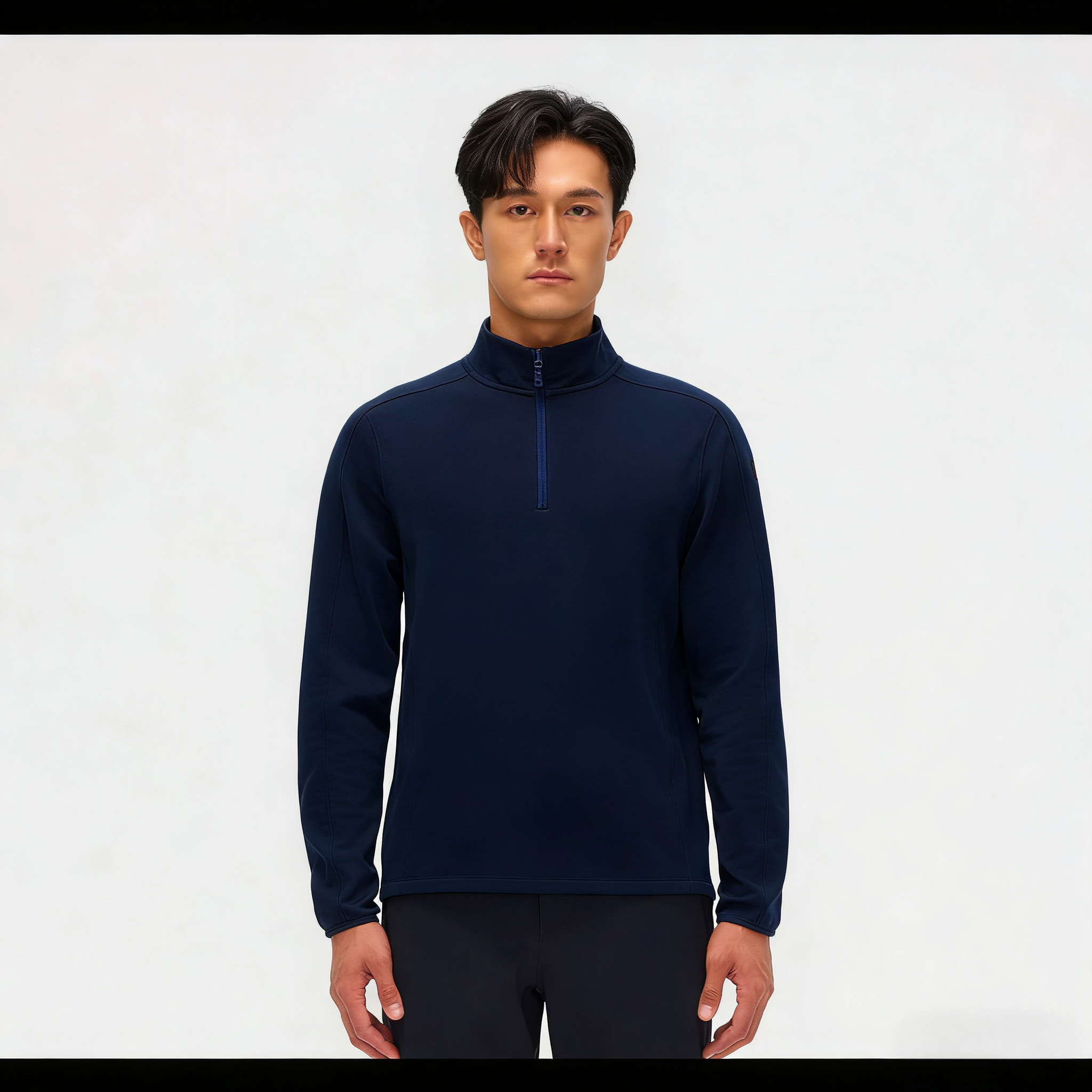 北JI狐 混纺抓绒衣 25秋冬加绒保暖立领外套 WT941