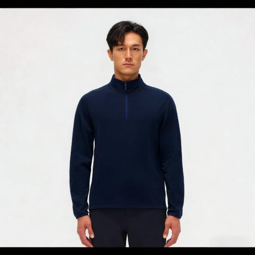 北JI狐 混纺抓绒衣 25秋冬加绒保暖立领外套 WT941 商品图0