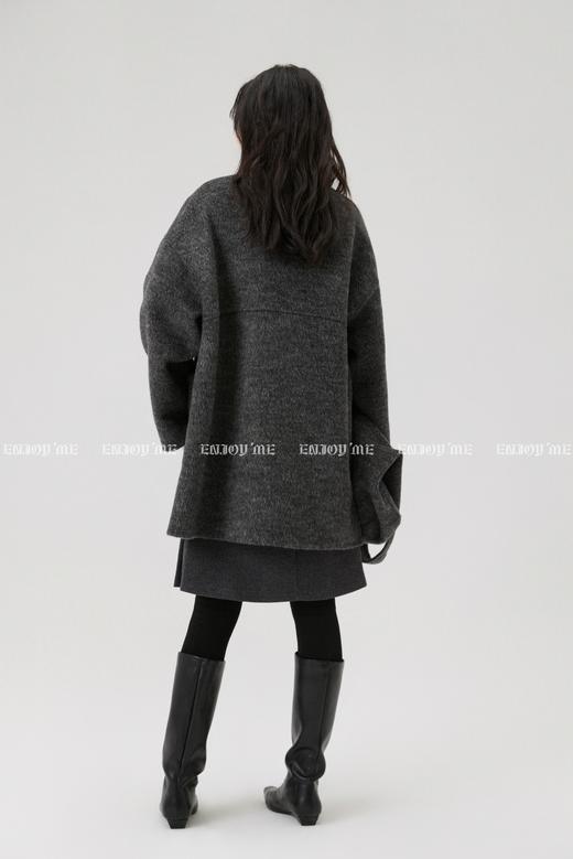 【门店同款】ENJOY冬季“暖冬知性”圆领款配包包大衣 168144112 商品图7