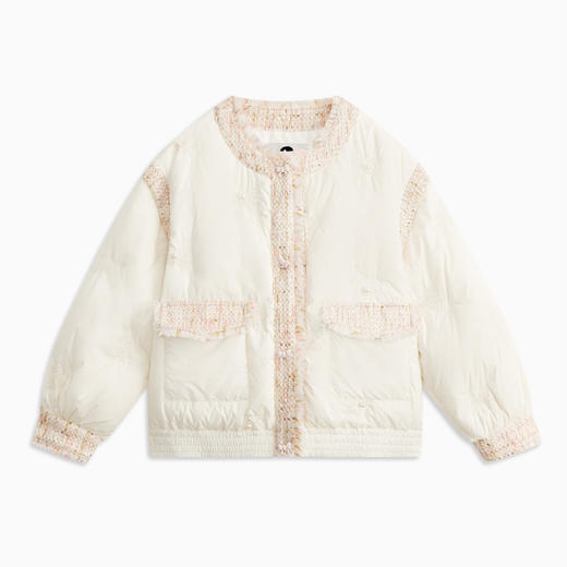 【秒】【专柜同款】MQD童装女童三防羽绒服冬装儿童圆领羽绒服 商品图1