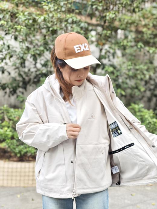 SCALER思凯乐户外冲锋衣男女秋冬可拆卸抓绒内胆防水保暖登山外套F2416623/F2406623 商品图7