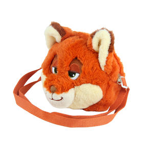 迪士尼疯狂动物城 尼克公仔斜挎包单肩包 毛绒 儿童包包 迷你 可爱 学生 收纳包 生日礼物