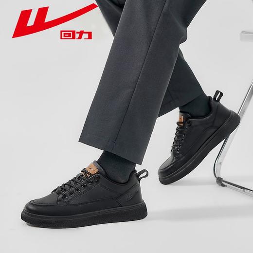 回力皮鞋男款2025新款秋季英伦风男士商务皮鞋爆款休闲正装鞋子男 商品图3