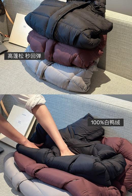 【波登登同款丨云朵泡芙羽绒服】90%白鸭绒，高密锁绒科技，高度锁绒！亲肤手感，蓬松柔软，包容性强！高级又百搭【PH-X】 商品图3