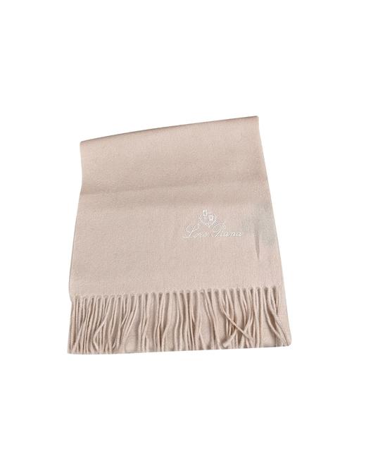 女款刺绣羊绒围巾zh015 商品图0