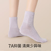 【直角跟设计 不易下滑】副歌四季7A抑菌基础运动款男袜女袜5双装享收纳袋 商品缩略图2