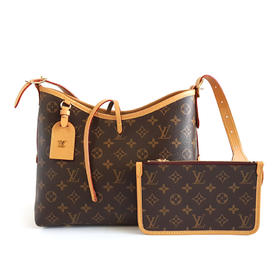 【95新】LV路易威登CarryallM46203 小号棕色老花Carryall单肩斜挎包女士 071225AK09