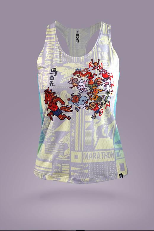 严素跑步背心,马当先系列,男/女款,轻量,快干,严素态度 商品图3