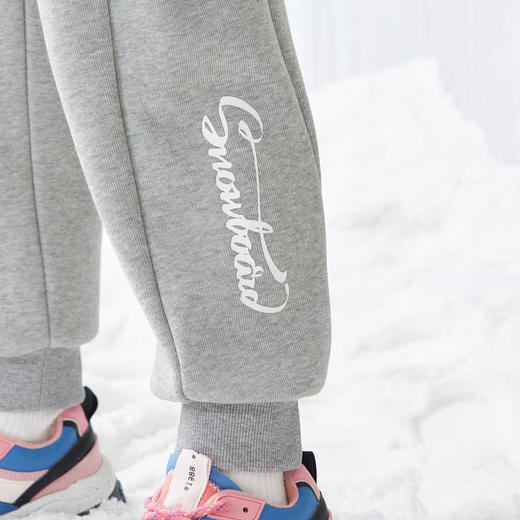 【秒】【专柜同款】MQD童装女童冬季新款加绒针织裤儿童运动裤卫裤潮 商品图2