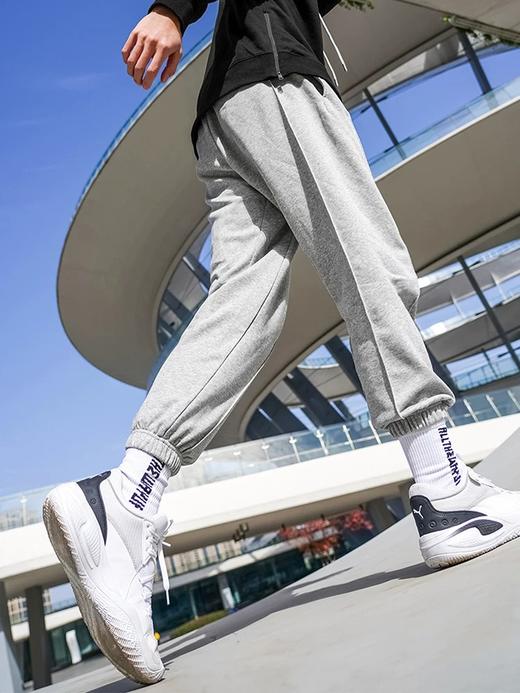 UZIS运动裤男宽松束脚裤春夏季裤子休闲灰色美式训练卫裤篮球长裤【切割1.0】 商品图2