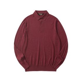 男款羊毛针织Polo衫毛衣ho015