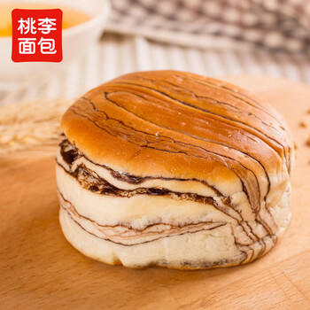 桃李酵母面包牛奶蛋羹味600g营养早餐手撕软面包蛋糕点心休闲零食整箱 商品图1