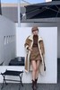 LNNNS 牛角扣皮毛一体加厚中长款外套 21748 商品缩略图1