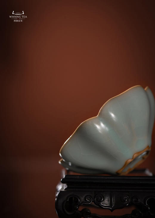 问鼎汝瓷天青辛丑葵花杯 商品图2