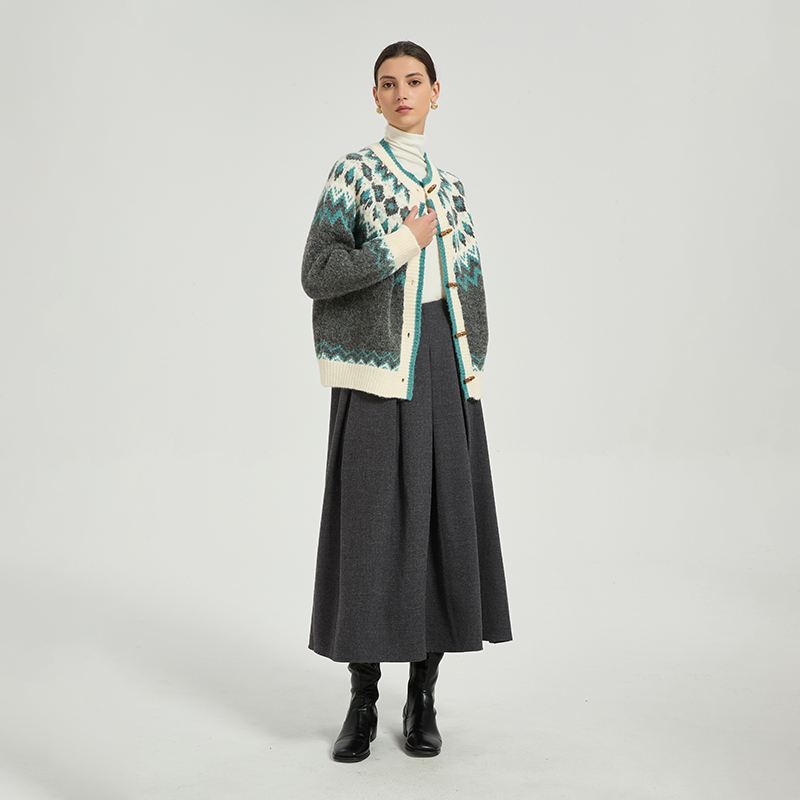 【2件9折】【Petit Bari】(多色)百搭经典压褶磨毛A字半身裙