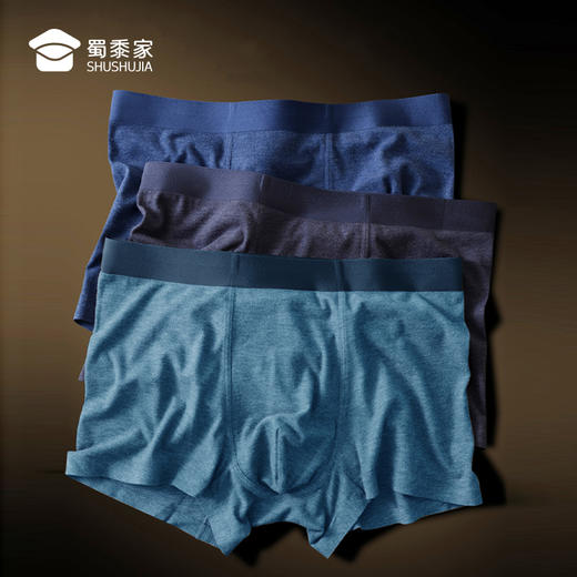 【实付满399送保温杯】【10A抑菌莫代尔磨毛裸感内裤】男士无痕四角短裤透气平角裤衩ST507 商品图7