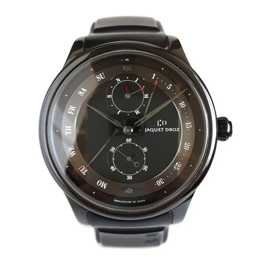 【95新】Jaquet Droz 雅克德罗J008335401自动机械机芯日期、星期、月份、平闰年显示；万年历44MM（男款）星辰系列陶瓷 021225TJ41 商品图0
