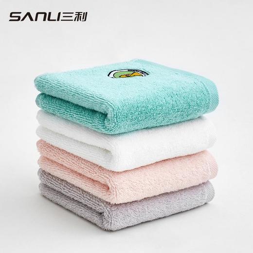 三利毛巾25*50婴童洗脸毛巾纯棉毛巾刺绣擦手巾宝宝口水巾[新品] 商品图1