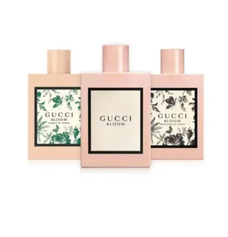 D-Gucci古驰香水Q版情人节花悦绽放繁花之水花蜜之水礼盒装3*5ml