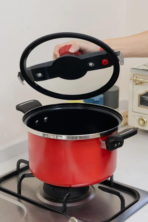 velosan的珐琅微压锅（6L） |锅身一体成型，能炖下一整只鸡鸭，焖、煲、炖、煮全 hold【G】 商品图4
