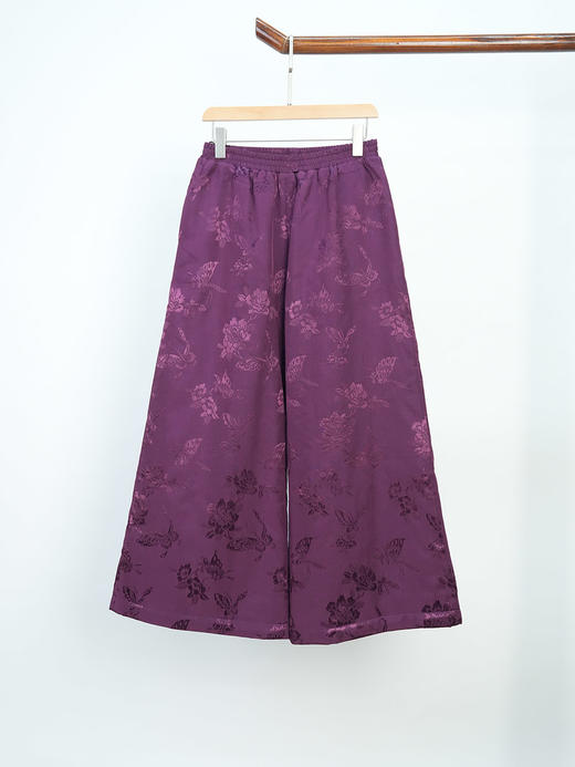 2021秋冬新款提花棉裤休闲裤宽松阔腿裤V211198。 商品图7