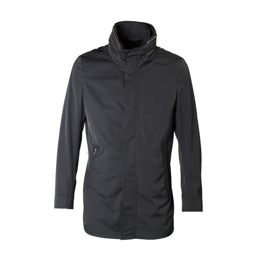 Marco Azzali 藏青立领款风衣 Y5154100 商品图0