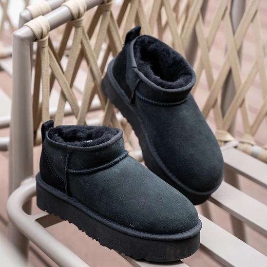 皮毛一体Mini厚底小短靴   A-5601 商品图4