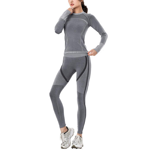 Gymicon能量符号 秋冬运动滑雪服内衣套装锁温运动透气吸湿排汗保暖衣YATZ2545 商品图4