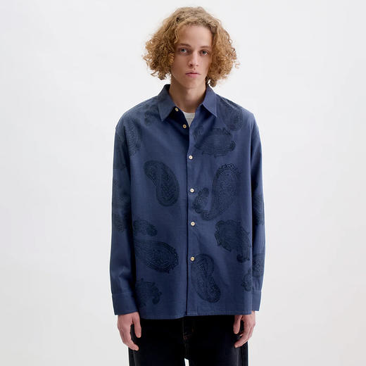 A KIND OF GUISE x nanamica Derbin Shirt 手工印染腰果花衬衫 商品图0