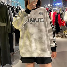 NC撞色圆领晕染卫衣50928(灰） 冬季 254020030321