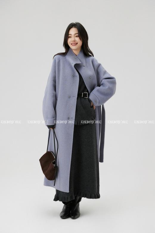 【门店同款】ENJOY冬季“暖冬知性”双排扣小立领大衣 168144041 商品图0