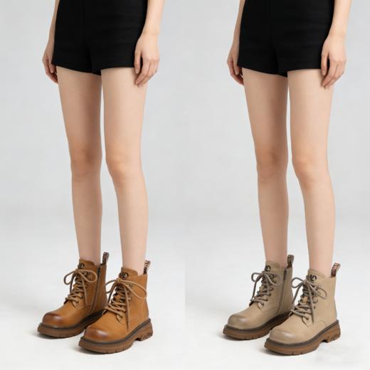 【Saturday Mode星期六】连锁品牌！二层牛皮马丁靴 ，加绒不加绒款2个款 商品图3