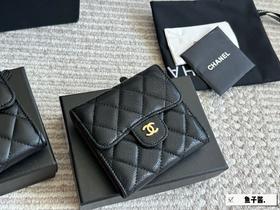 自留款~CHANEL香奈儿 菱格鱼子酱三折短钱包 实用又好看的一款 高级到犯规~