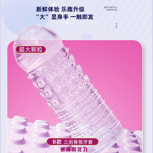 【年末亏本清仓】独爱三剑客狼牙套A款/B款/C款 商品图5