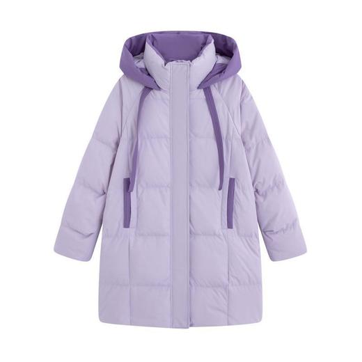 2025新款飘带胖mm300斤加肥加大码羽绒服女大码中长款羽绒服2435 商品图4