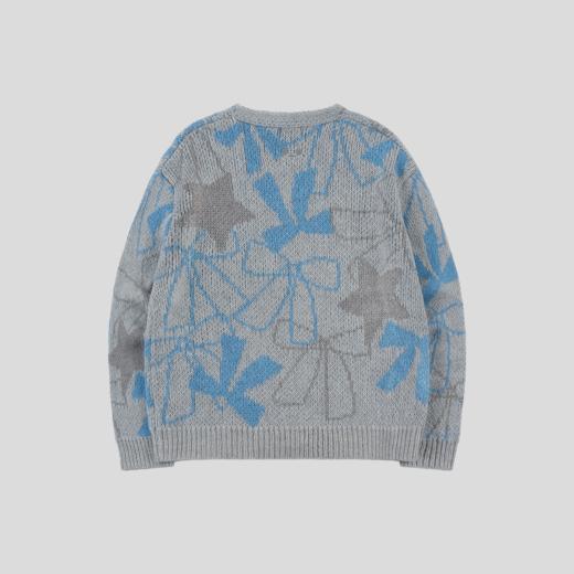 GOODBAI GOODEES 秋冬新款蝴蝶结提花毛衣开衫外套 商品图4