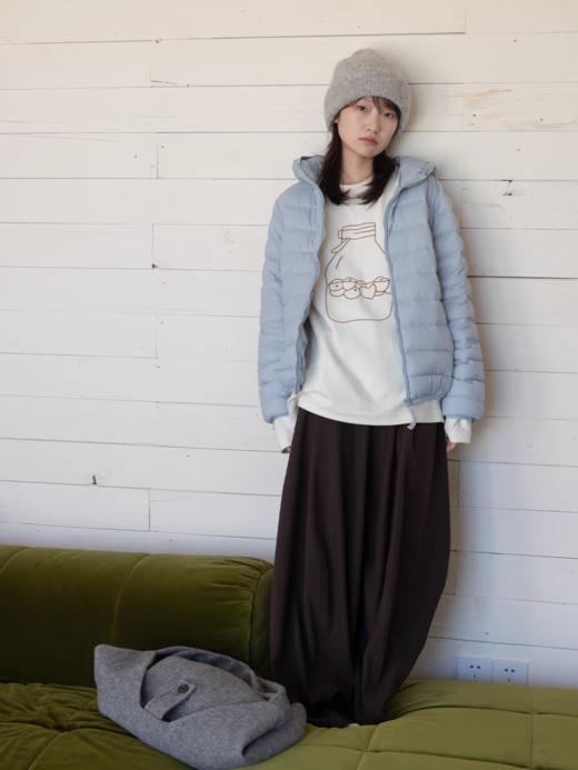 步履不停/5D16102C/绣花圆领长袖T恤 商品图1