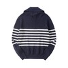 男款条纹半拉链针织毛衣la006 商品缩略图1