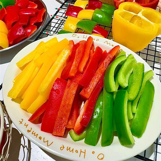 【三色水果彩椒】吃法多样， 商品图1