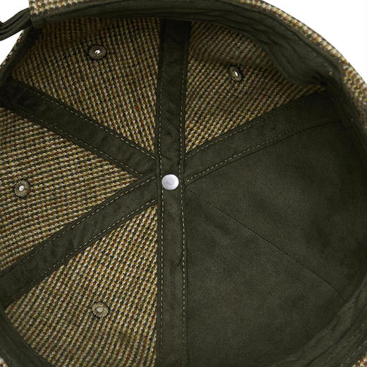 【2件9折】【Petit Bari】(多色)复古英伦格纹羊毛混纺鸭舌帽 商品图6