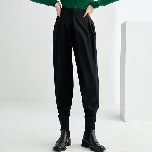 剩M/L 芳外2025冬季新款时尚个性九分裤哈伦裤休闲百搭高腰休闲裤女2021 商品图3