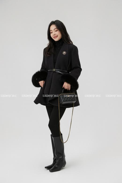 【门店同款】ENJOY冬季“相聚时刻”袖口狐狸毛羽绒外套 168143259 商品图7