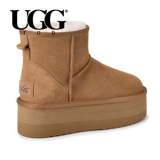 澳洲UGG厚底短筒时尚羊皮毛一体雪地靴 商品图10