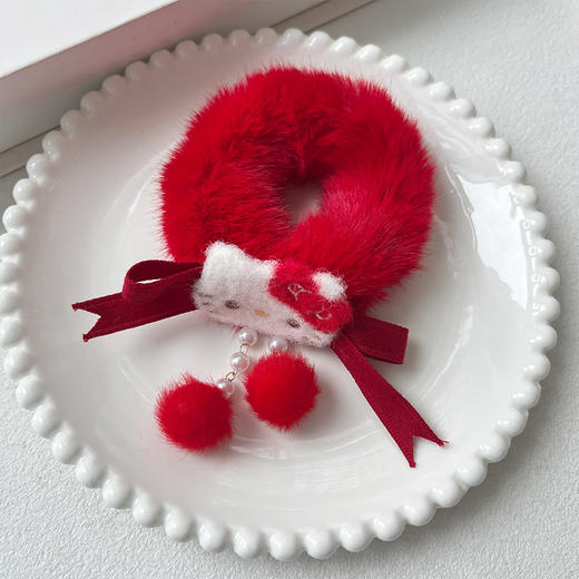 猫咪流苏毛圈对圈发饰-纪念日百货门店同款167745418 商品图4