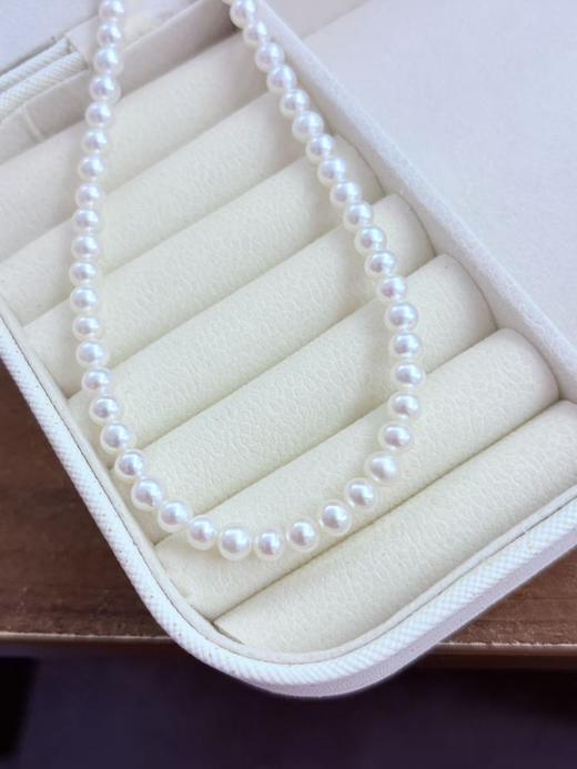 【直播大场福利】天然淡水珍珠项链 近圆 满串 颈链 925银 商品图6