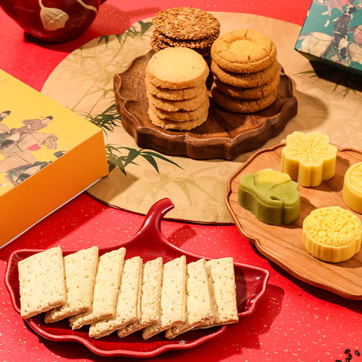 雅觅 山河颂·时和岁稔低糖什锦糕点综合礼盒 商品图4