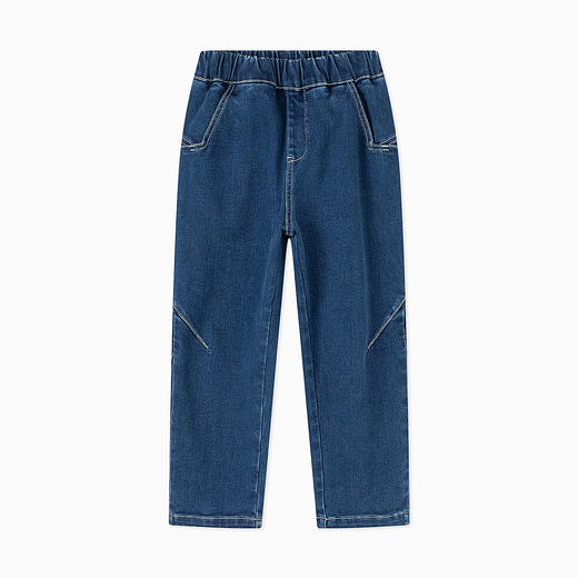 【秒】【专柜同款】MQD童装男童冬季中大儿童加绒牛仔裤长裤潮 商品图4